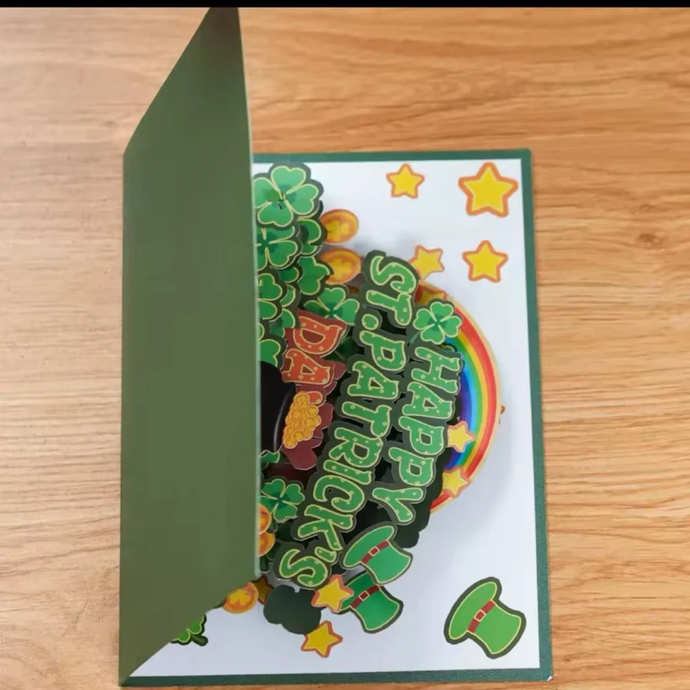 $5 St. Patrick's Day Pop-Up Card New. $5 WHEN BUNDLED WITH 3 OR MORE ITEMS